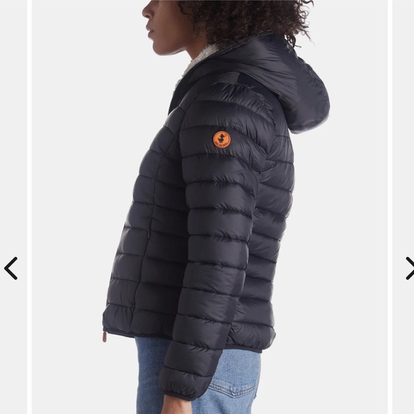 Save the Duck Gwen Hooded Sherpa Jacket - Picture 4 of 11